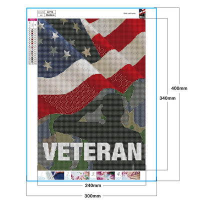 Flag - Full Round Drill Diamond Painting 30*40CM