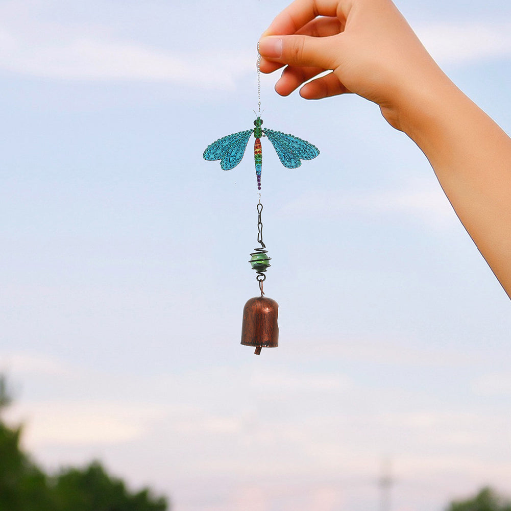 5D DIY Diamond Painting Wind Chime Bell Pendant Art Mosaic Kit Home Decor