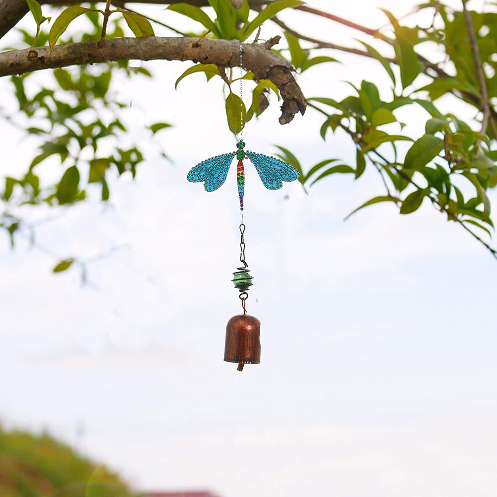 5D DIY Diamond Painting Wind Chime Bell Pendant Art Mosaic Kit Home Decor