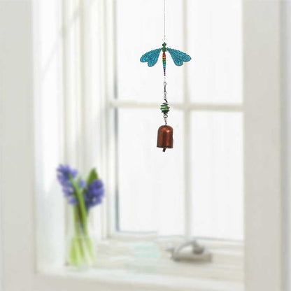 5D DIY Diamond Painting Wind Chime Bell Pendant Art Mosaic Kit Home Decor