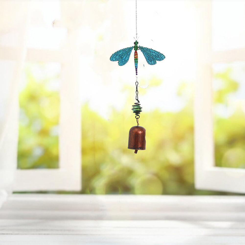 5D DIY Diamond Painting Wind Chime Bell Pendant Art Mosaic Kit Home Decor