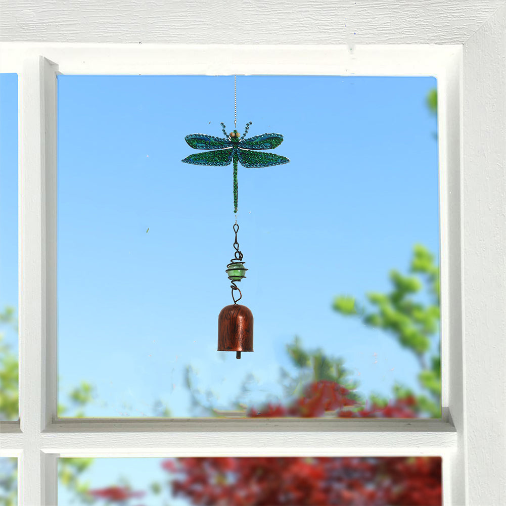 5D DIY Diamond Painting Wind Chime Bell Pendant Art Mosaic Kit Home Decor