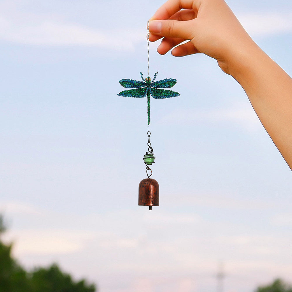 5D DIY Diamond Painting Wind Chime Bell Pendant Art Mosaic Kit Home Decor
