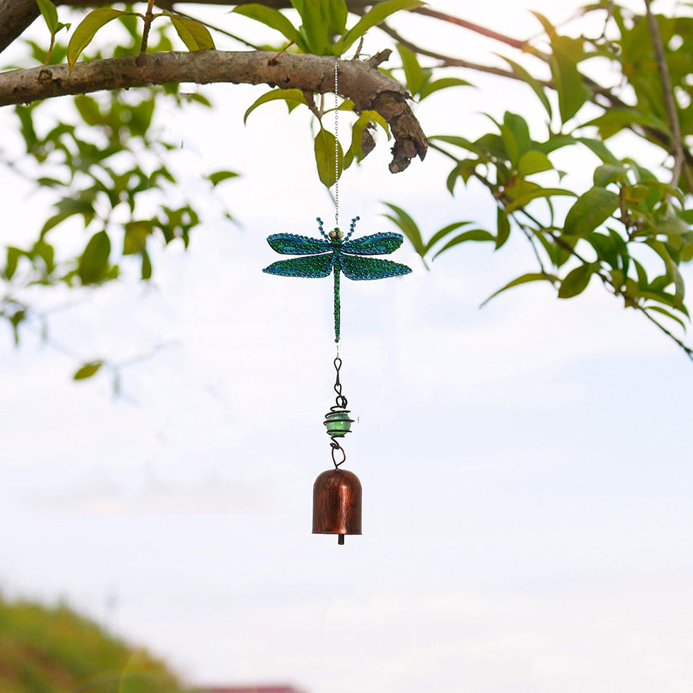 5D DIY Diamond Painting Wind Chime Bell Pendant Art Mosaic Kit Home Decor