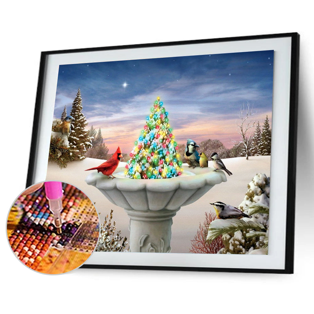 Snow - Full Round Drill Diamond Painting 40*30CM