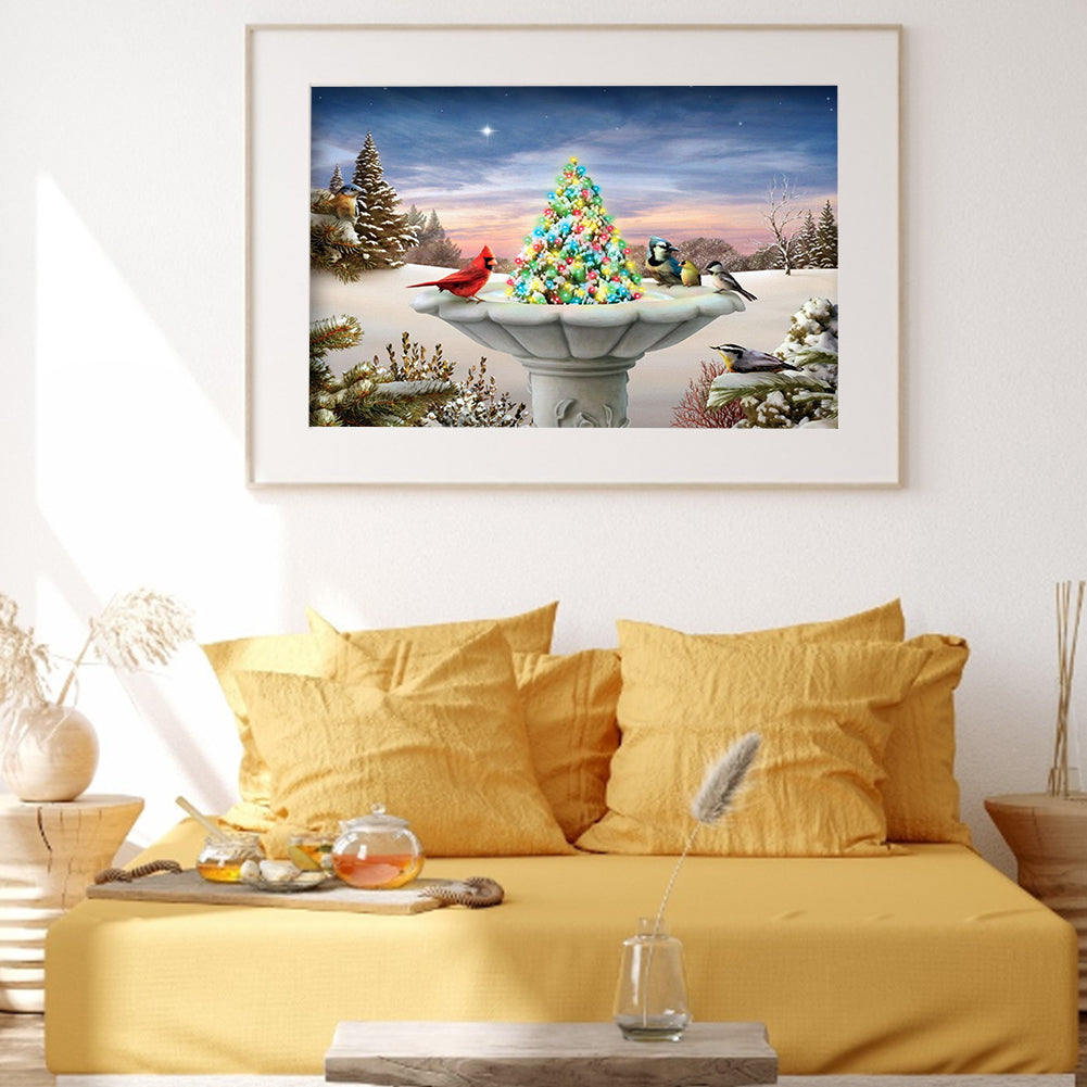 Snow - Full Round Drill Diamond Painting 40*30CM