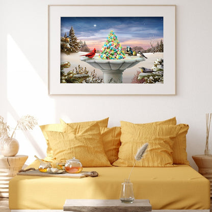 Snow - Full Round Drill Diamond Painting 40*30CM
