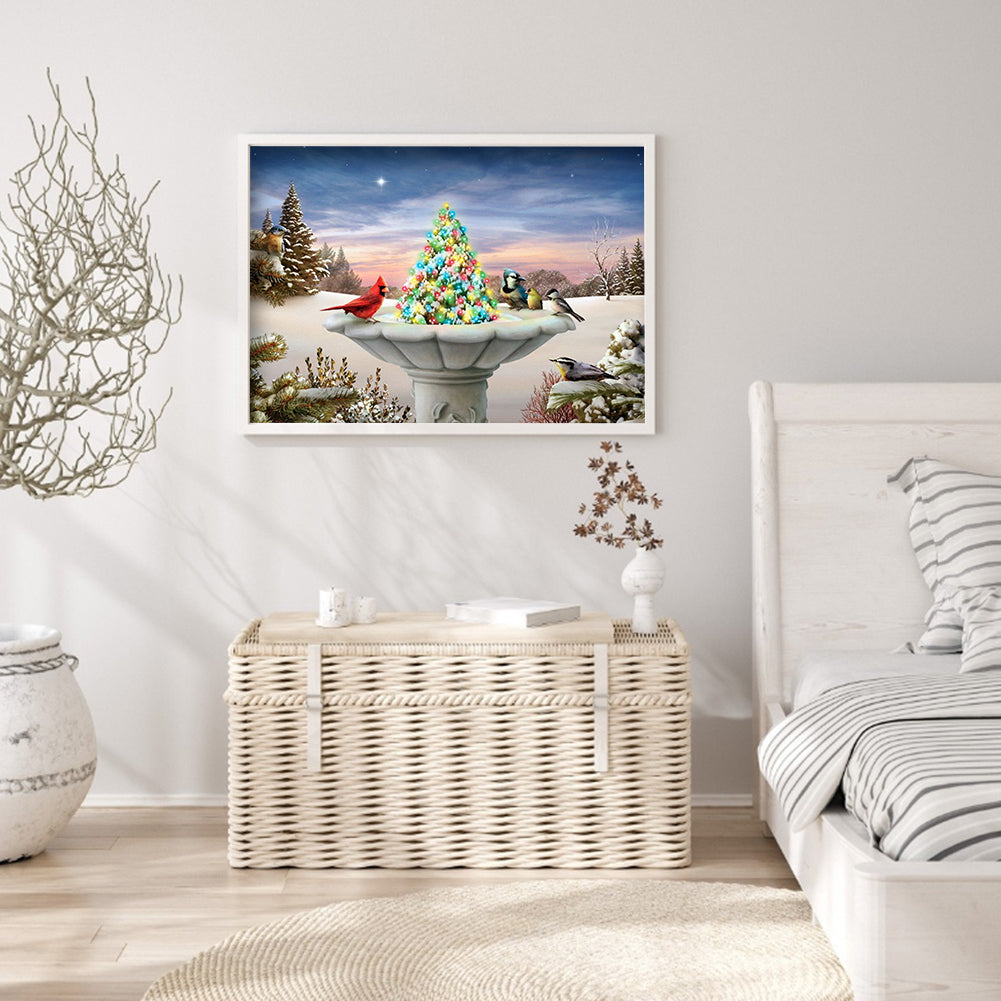 Snow - Full Round Drill Diamond Painting 40*30CM