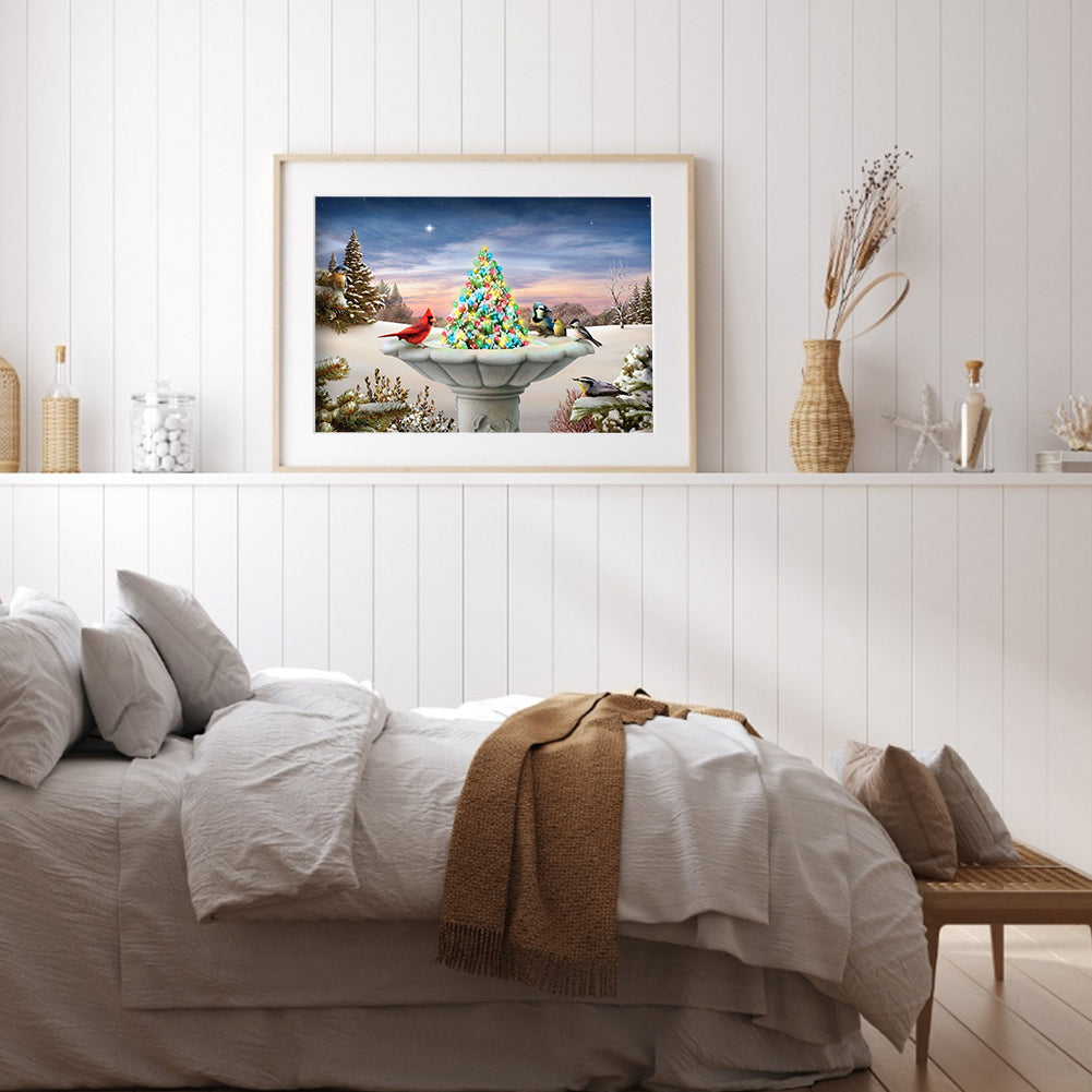 Snow - Full Round Drill Diamond Painting 40*30CM