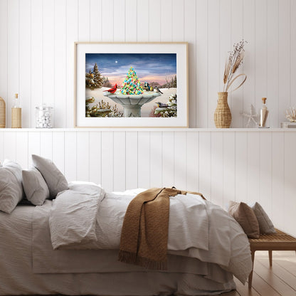 Snow - Full Round Drill Diamond Painting 40*30CM