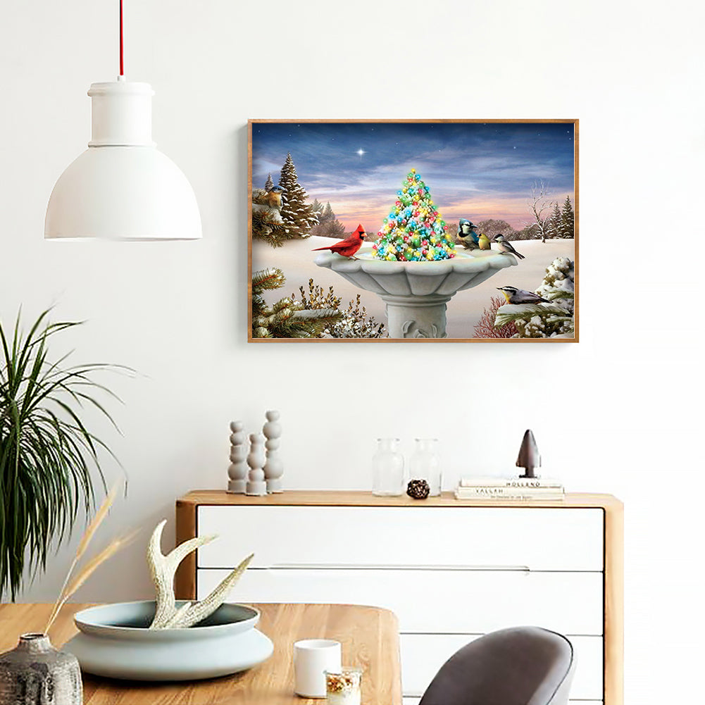 Snow - Full Round Drill Diamond Painting 40*30CM