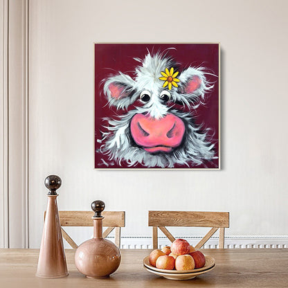 Cow - Full Round Drill Diamond Painting 30*30CM