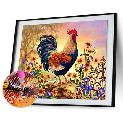 Chicken - Full Round Drill Diamond Painting 40*30CM