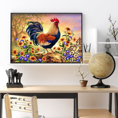 Chicken - Full Round Drill Diamond Painting 40*30CM