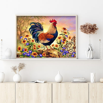 Chicken - Full Round Drill Diamond Painting 40*30CM