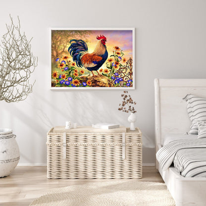 Chicken - Full Round Drill Diamond Painting 40*30CM