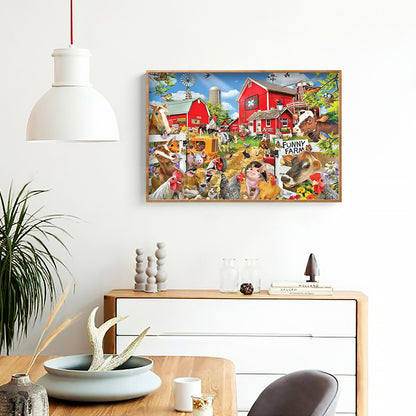 Farm - Full Round Drill Diamond Painting 55*40CM