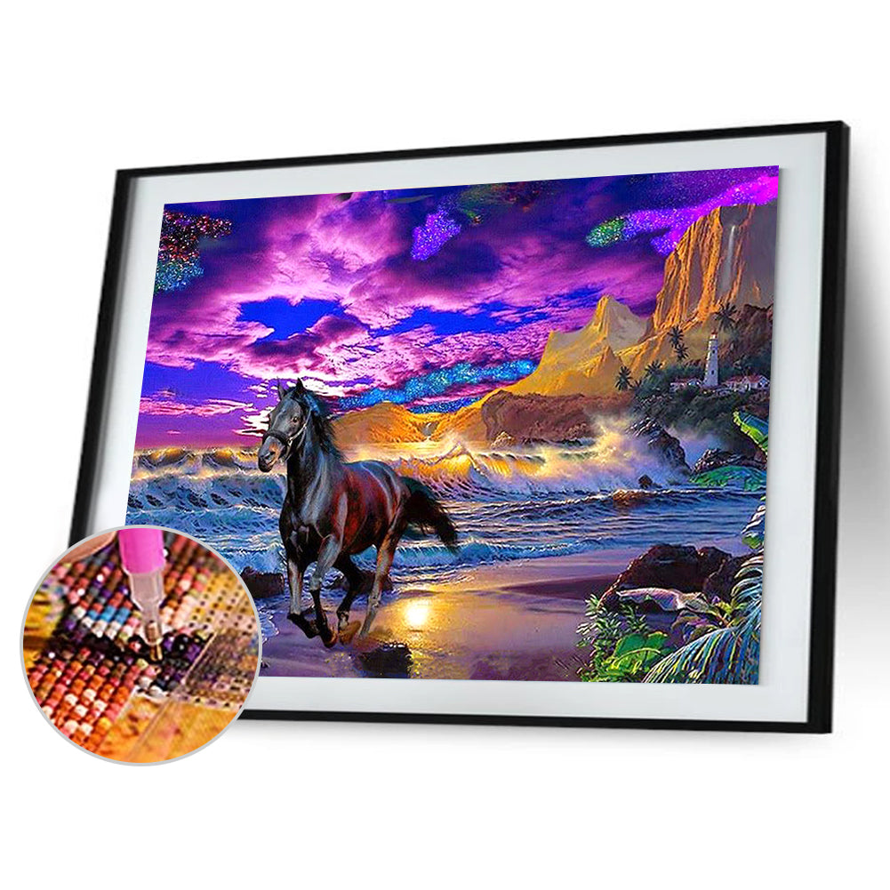 Horse - Full Square Drill Diamond Painting 40*30CM