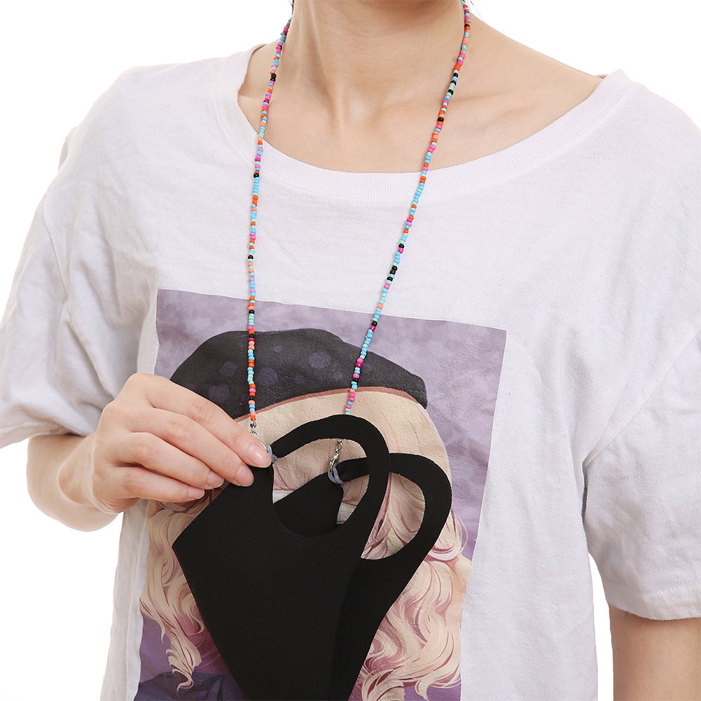 DIY Partial Diamond Painting Mask with Chain Kit Mosaic Decorative Masks