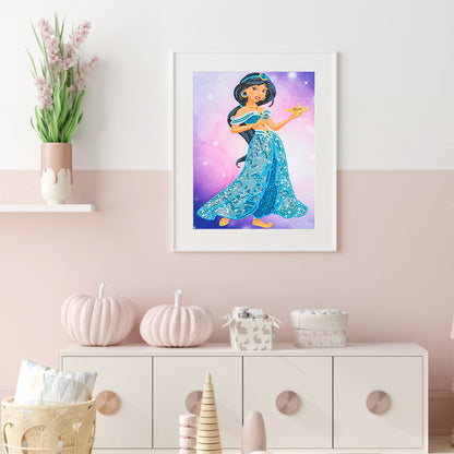 Princess - Special Shaped Drill Diamond Painting 30*40CM