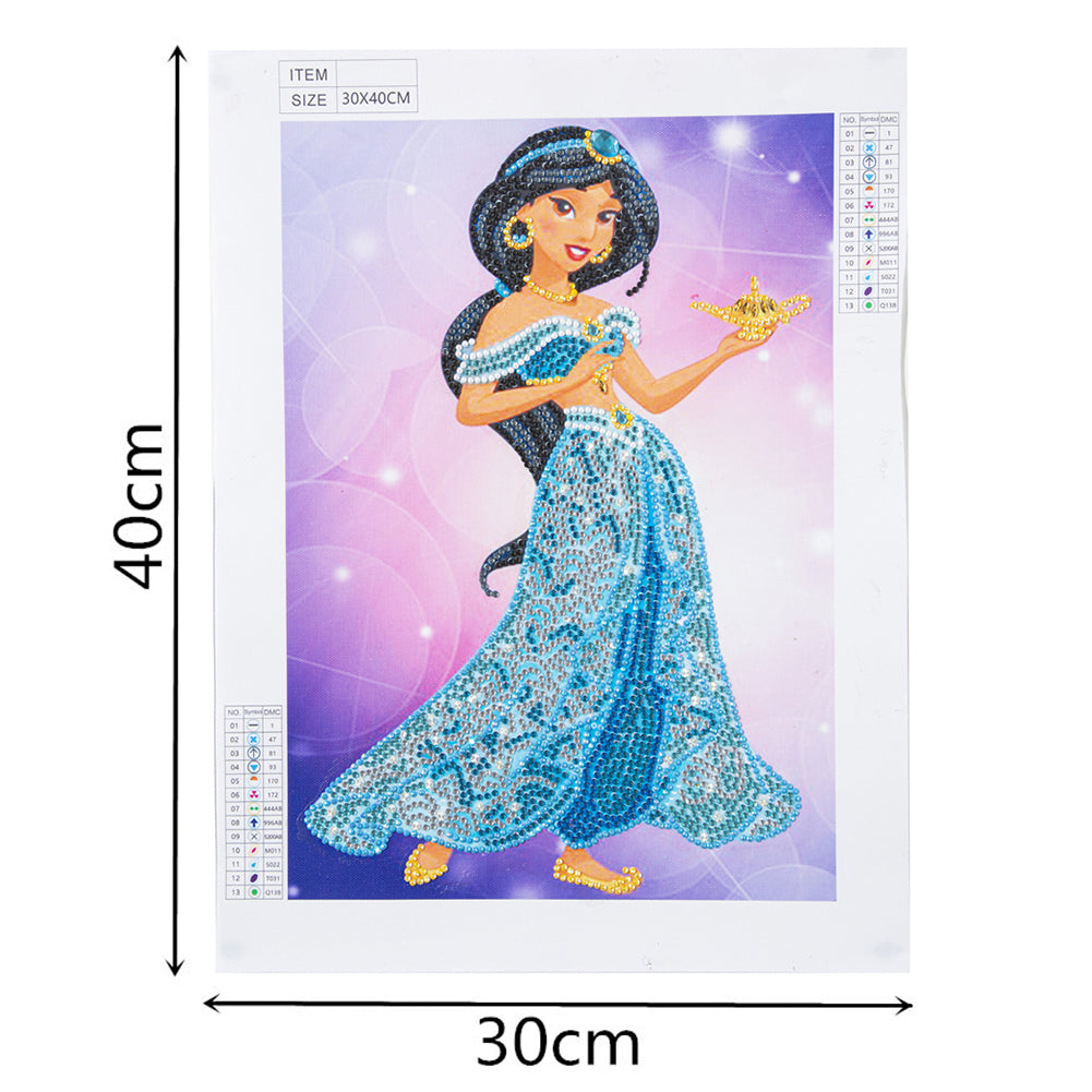 Princess - Special Shaped Drill Diamond Painting 30*40CM