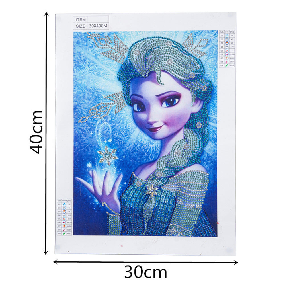 Princess - Special Shaped Drill Diamond Painting 30*40CM