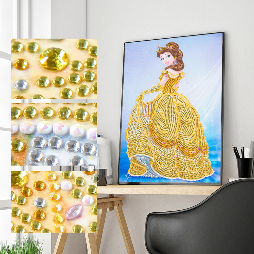 Princess - Special Shaped Drill Diamond Painting 30*40CM