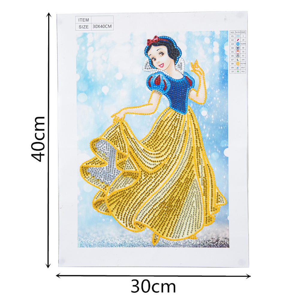 Princess - Special Shaped Drill Diamond Painting 30*40CM