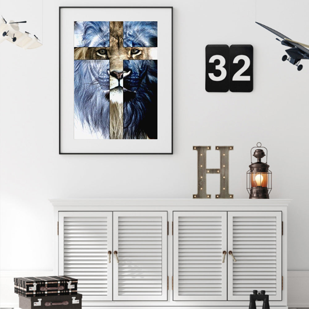 Cross - Full Round Drill Diamond Painting 30*40CM