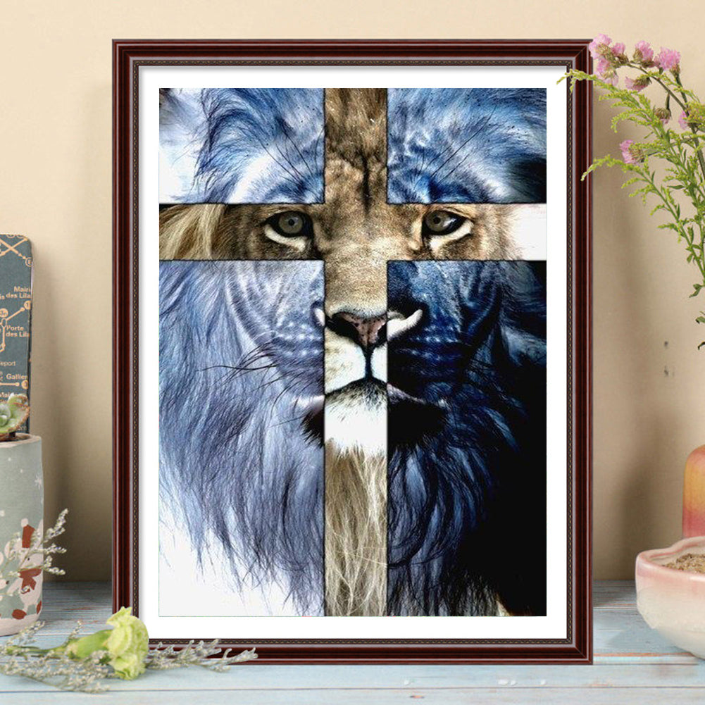 Cross - Full Round Drill Diamond Painting 30*40CM