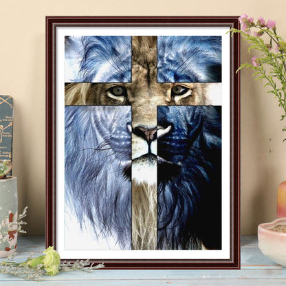 Cross - Full Round Drill Diamond Painting 30*40CM