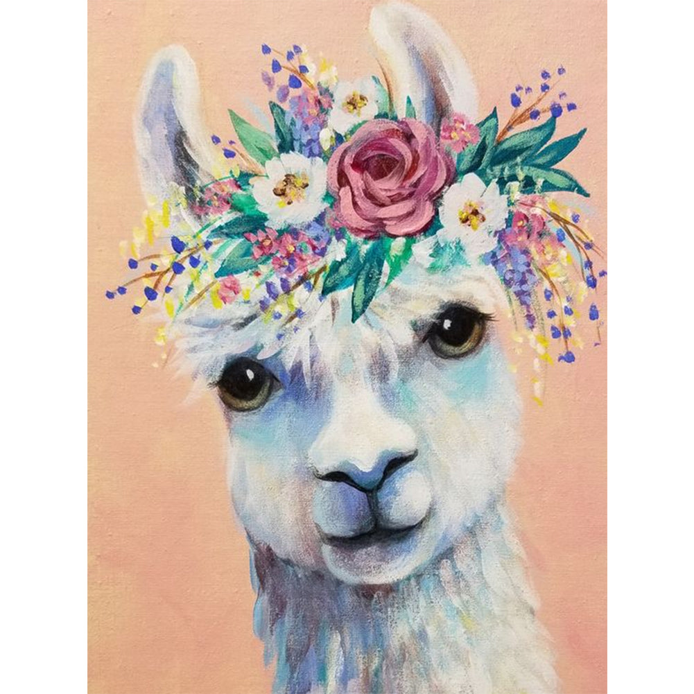 Alpaca - Full Round Drill Diamond Painting 30*40CM