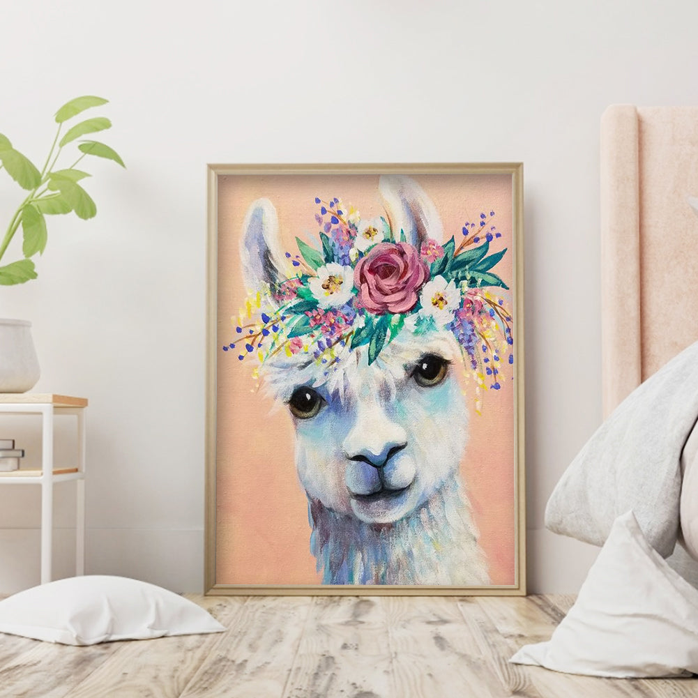 Alpaca - Full Round Drill Diamond Painting 30*40CM