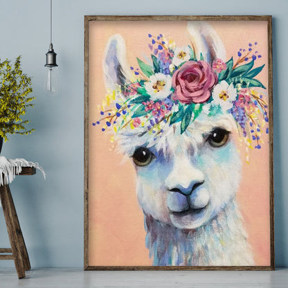 Alpaca - Full Round Drill Diamond Painting 30*40CM