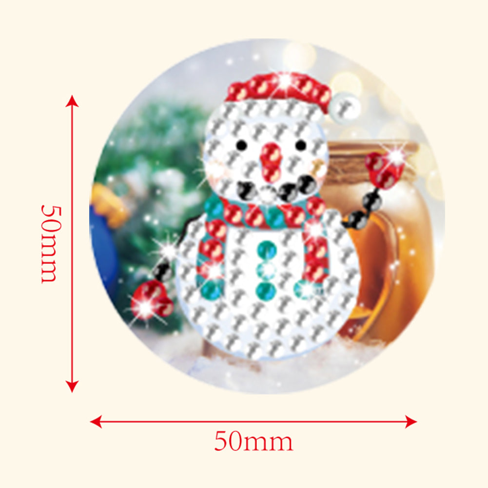 DIY Christmas Sealing Stickers Diamond Painting Kits Mosaic Handmade Crafts