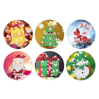 DIY Christmas Sealing Stickers Diamond Painting Kits Mosaic Handmade Crafts