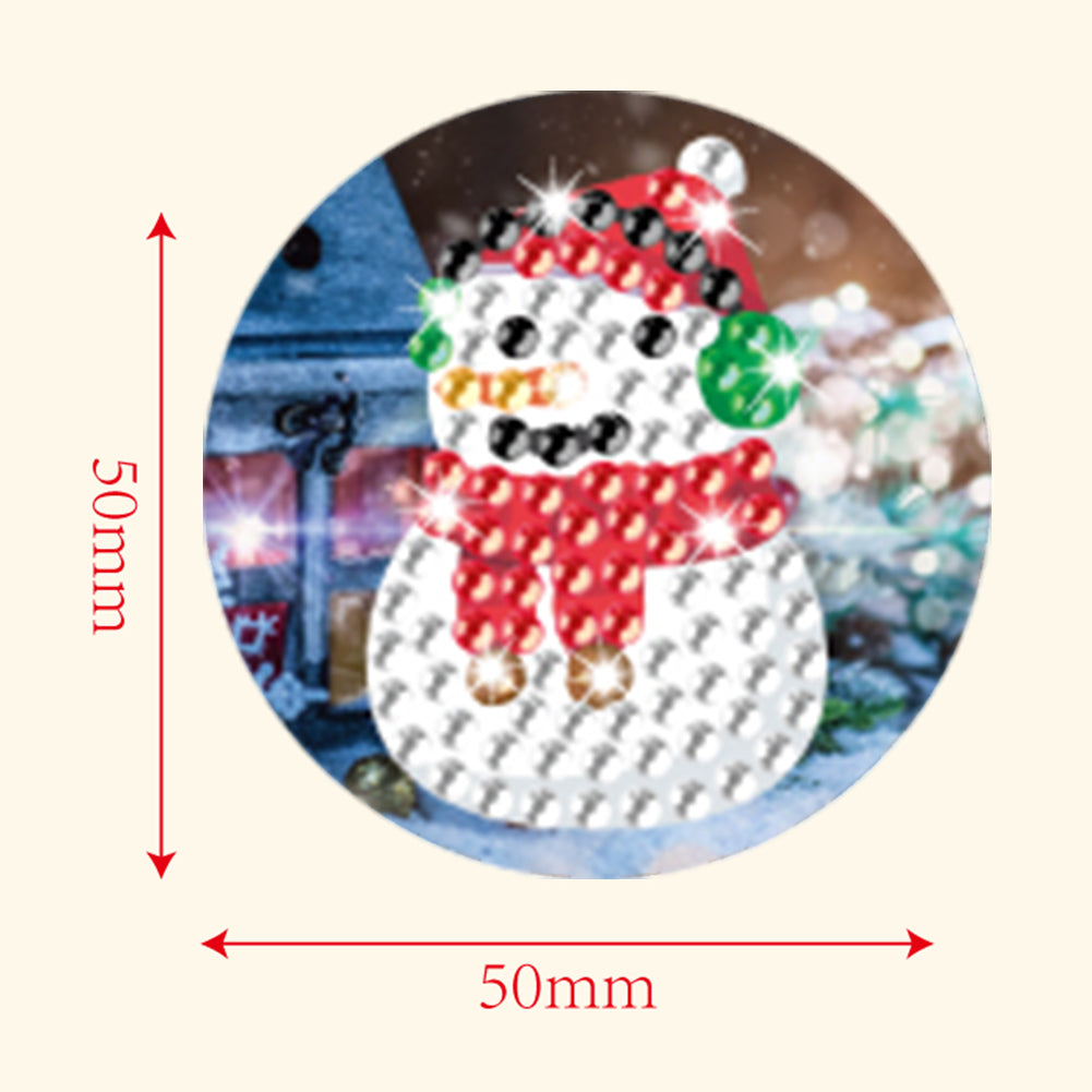 DIY Christmas Sealing Stickers Diamond Painting Kits Mosaic Handmade Crafts