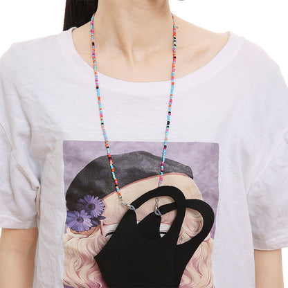 DIY Partial Drill Diamond Painting Face Mask with Chain Mosaic Kit Crafts