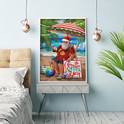 Santa Claus - Full Round Drill Diamond Painting 30*40CM