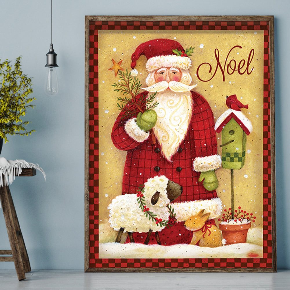 Santa Claus - Full Round Drill Diamond Painting 30*40CM