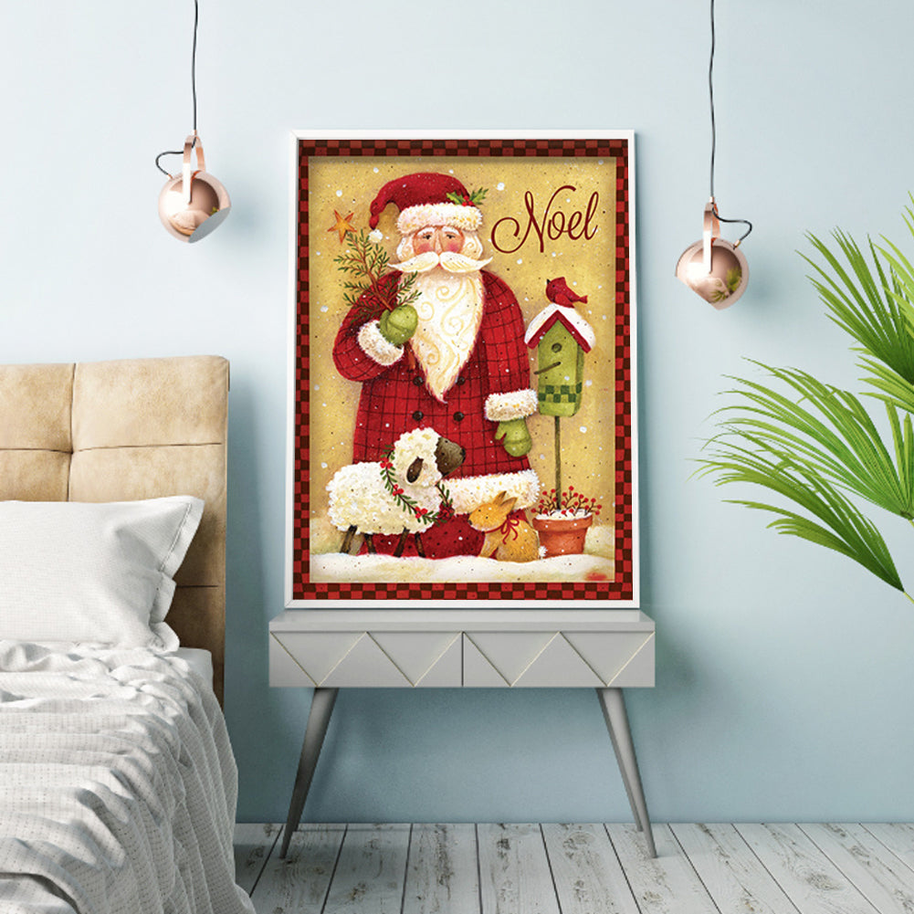 Santa Claus - Full Round Drill Diamond Painting 30*40CM