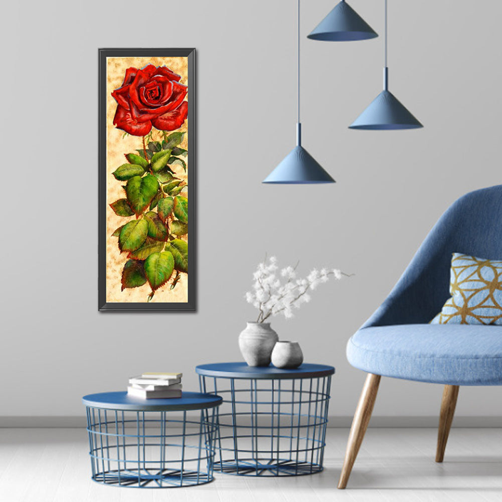 Rose - Full Round Drill Diamond Painting 20*60cm