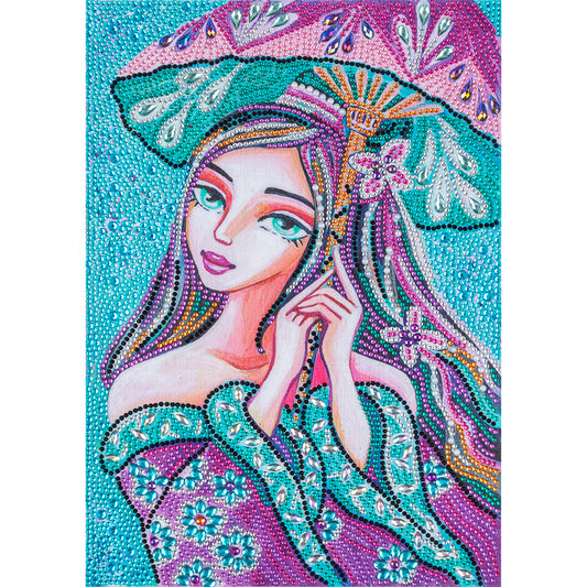 Girl - Special Shaped Drill Diamond Painting 30*40CM