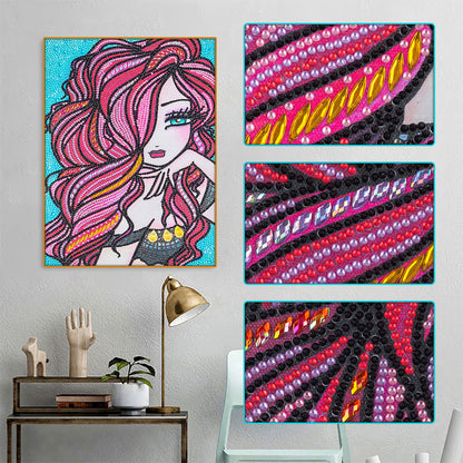 Girl - Special Shaped Drill Diamond Painting 30*40CM