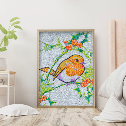 Bird - Special Shaped Drill Diamond Painting 30*40CM