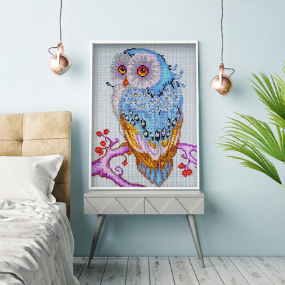 Owl - Special Shaped Drill Diamond Painting 30*40CM