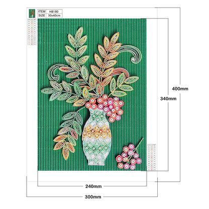 Quilling Paper - Special Shaped Drill Diamond Painting 30*40CM