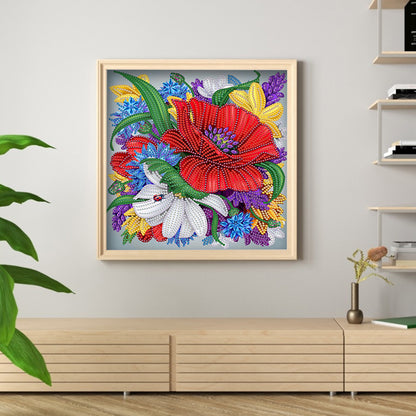 Flower Plant - Special Shaped Drill Diamond Painting 30*30CM