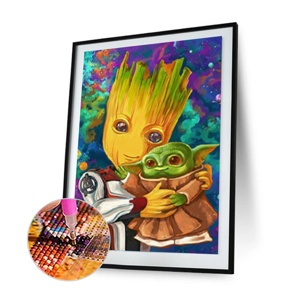 Wooden Child - Full Round Drill Diamond Painting 30*40CM