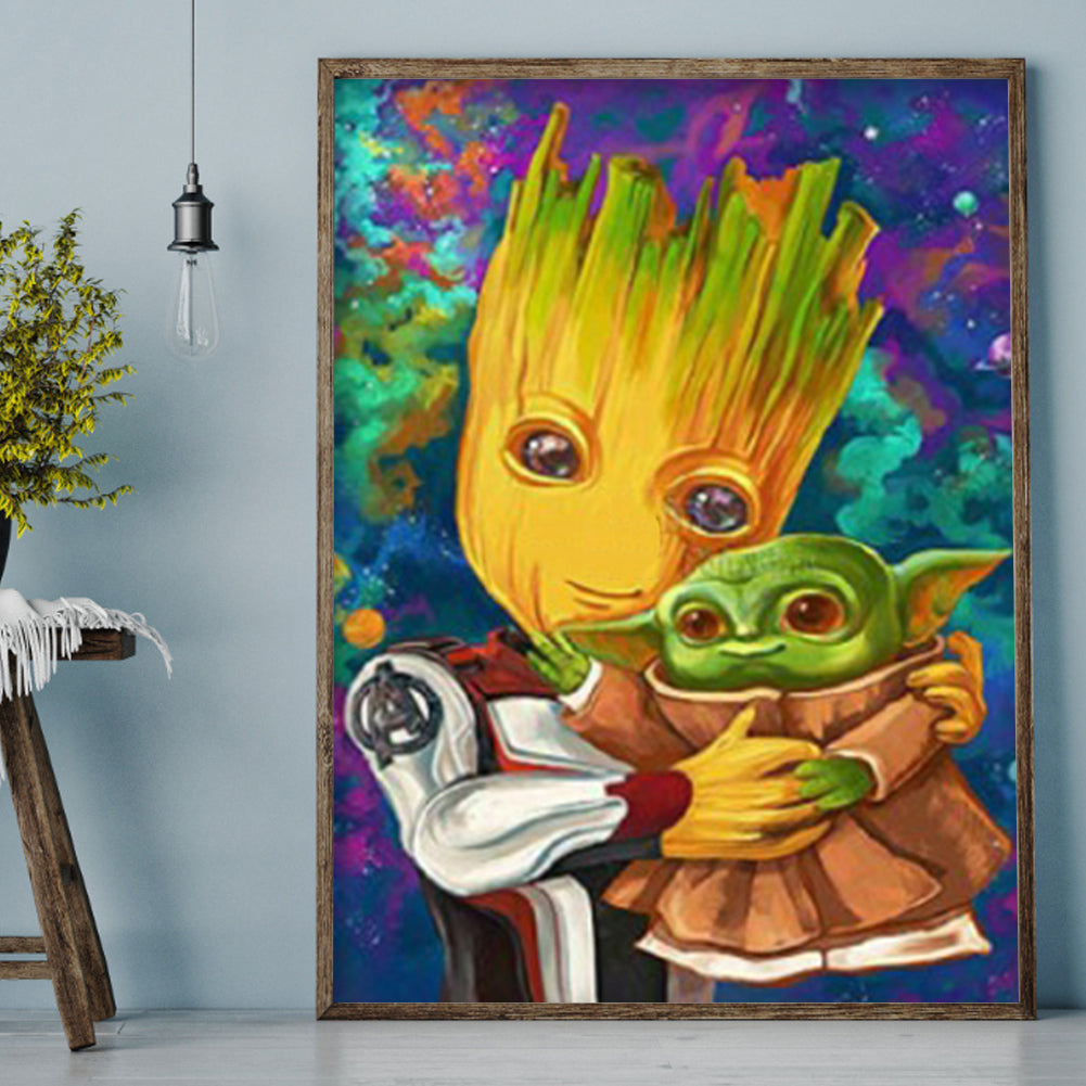 Wooden Child - Full Round Drill Diamond Painting 30*40CM